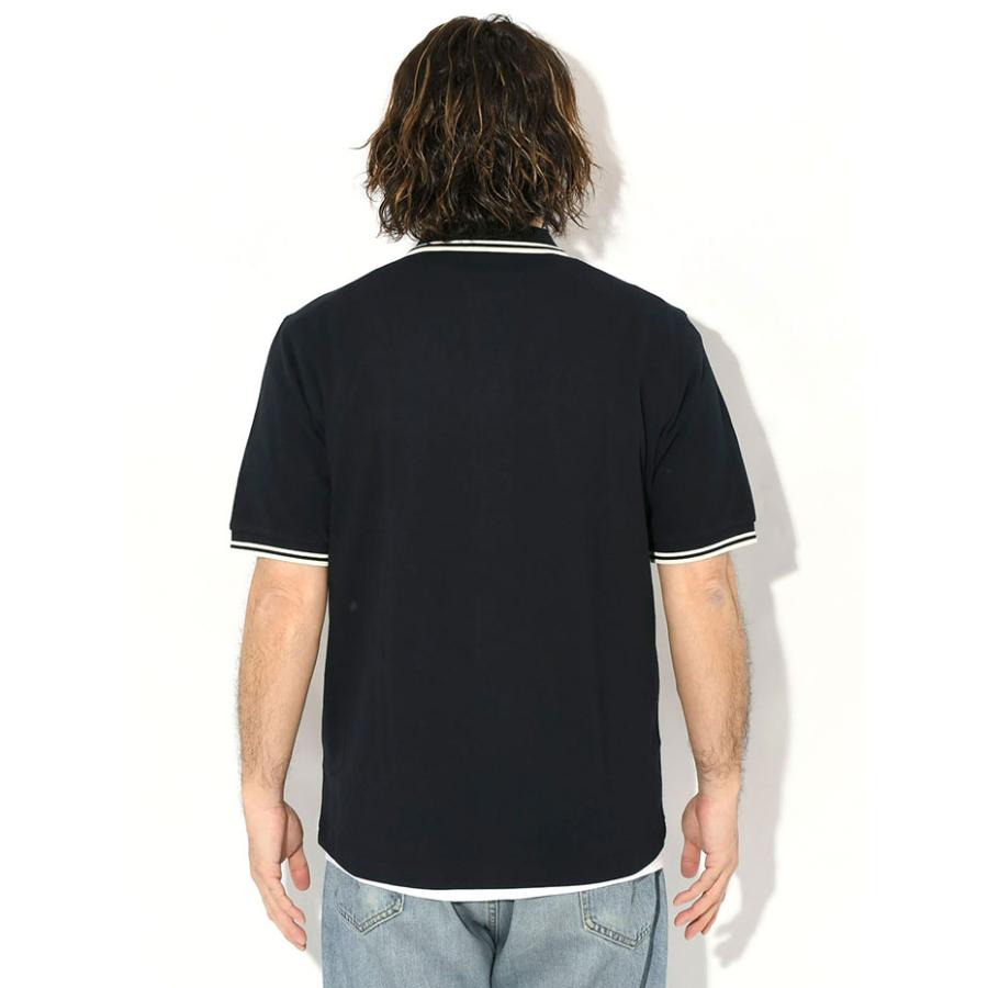 FRED PERRY（フレッドペリー） ポロシャツ 半袖 メンズ ボタン スルー