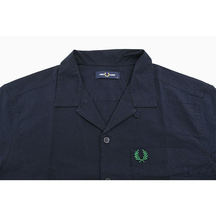 FRED PERRY（フレッドペリー） シャツ 半袖 メンズ シアサッカー 
