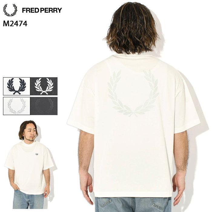 FRED PERRY（フレッドペリー） Tシャツ 半袖 メンズ バック プリント