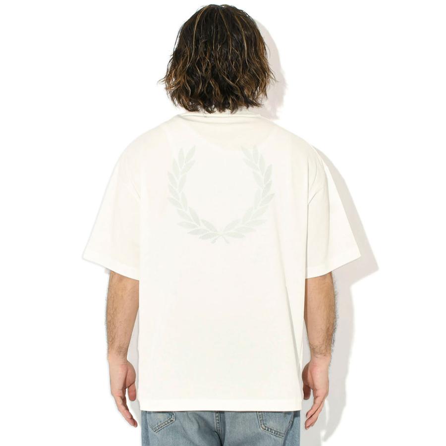 FRED PERRY（フレッドペリー） Tシャツ 半袖 メンズ バック プリント