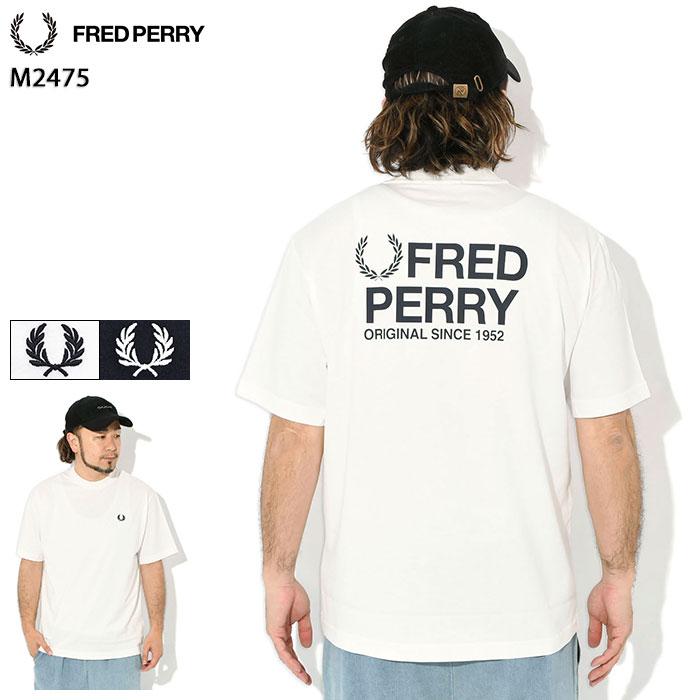 球と迷宮 マンフレッド・ターフリ著 FRED PERRY（フレッドペリー） Tシャツ 半袖 メンズ バック プリント