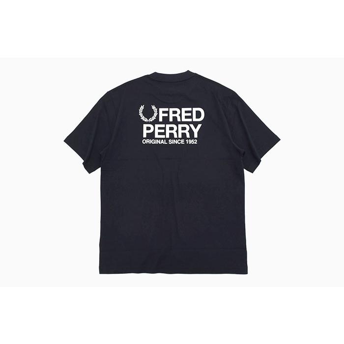 FRED PERRY（フレッドペリー） Tシャツ 半袖 メンズ バック プリント