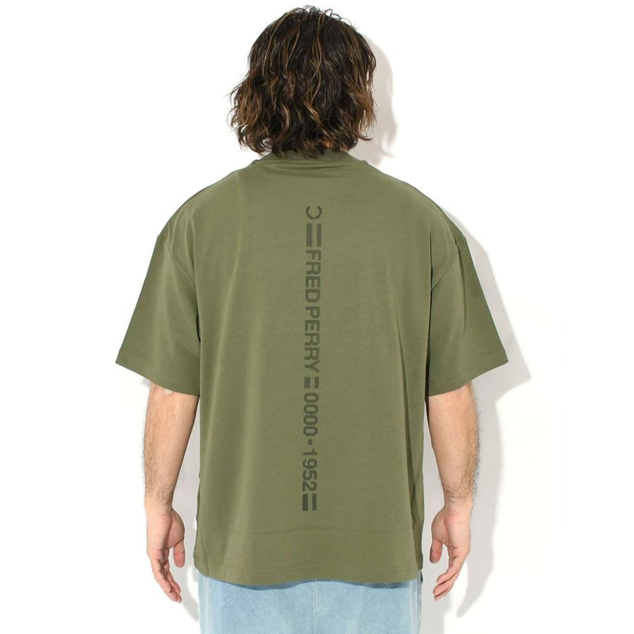 FRED PERRY（フレッドペリー） Tシャツ 半袖 メンズ バック プリント