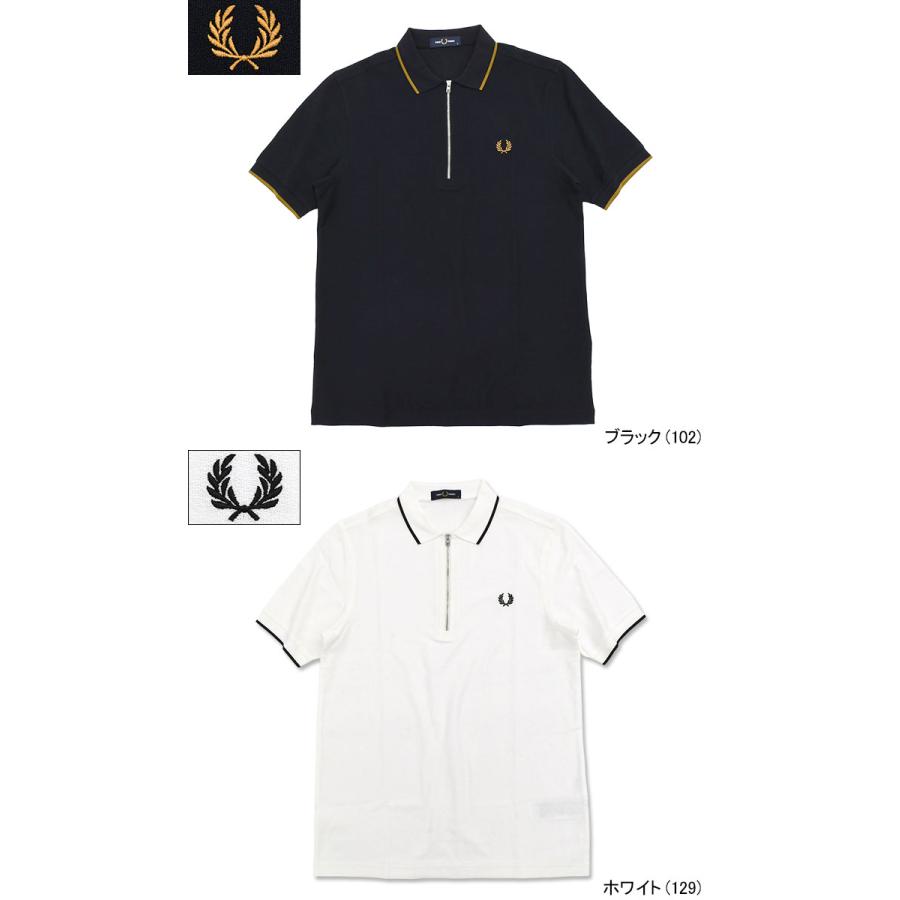 FRED PERRY（フレッドペリー） ポロシャツ 半袖 メンズ クレープ ピケ