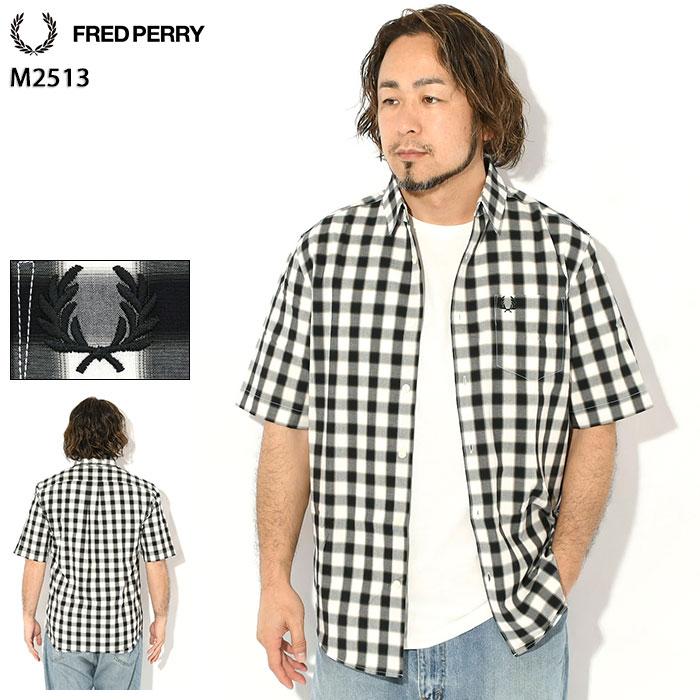 FRED PERRY（フレッドペリー） シャツ 半袖 メンズ ブラード ギンガム