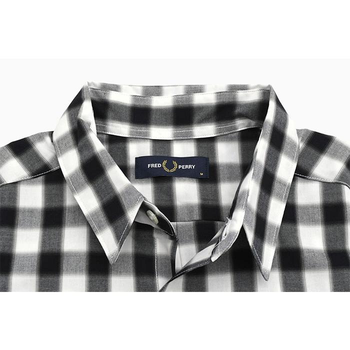 FRED PERRY（フレッドペリー） シャツ 半袖 メンズ ブラード ギンガム
