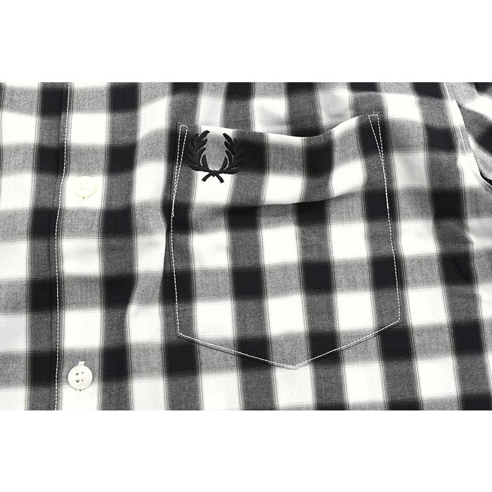 FRED PERRY（フレッドペリー） シャツ 半袖 メンズ ブラード ギンガム