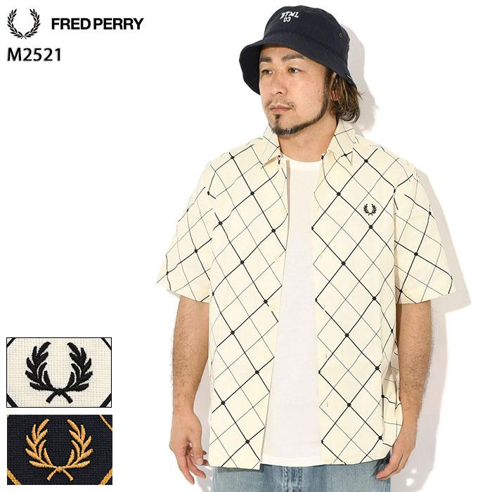 FRED PERRY（フレッドペリー） シャツ 半袖 メンズ アーガイル ( M2521