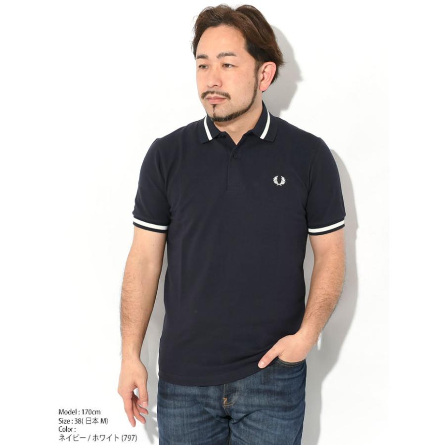 FRED PERRY フレッドペリー ポロシャツ 半袖 メンズ M2 シングル FRED PERRY フレッドペリー ポロシャツ 半袖 メンズ M2 シングル