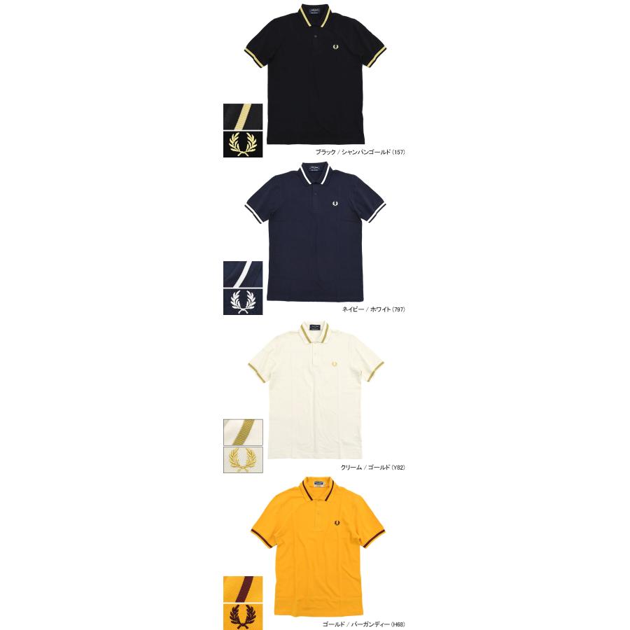 FRED PERRY フレッドペリー ポロシャツ 半袖 メンズ M2 シングル FRED PERRY フレッドペリー ポロシャツ 半袖 メンズ M2 シングル