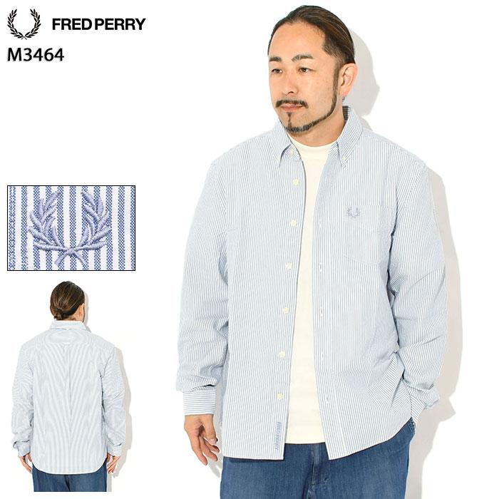 FRED PERRY（フレッドペリー） シャツ 長袖 メンズ リラックスド