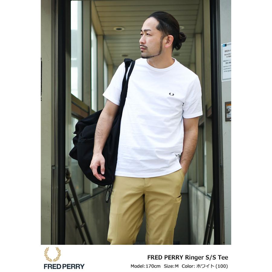 フレッドペリー Tシャツ 半袖 FRED PERRY メンズ リンガー ( M3519 Ringer S/S Tee カットソー トップス )[M便 1/1]｜icefield｜32