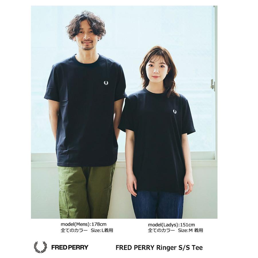 FRED PERRY（フレッドペリー） Tシャツ 半袖 メンズ リンガー ( M3519