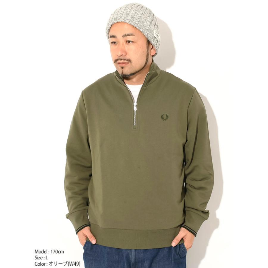 FRED PERRY フレッドペリー トレーナー メンズ ハーフ ジップ FRED PERRY フレッドペリー トレーナー メンズ ハーフ ジップ