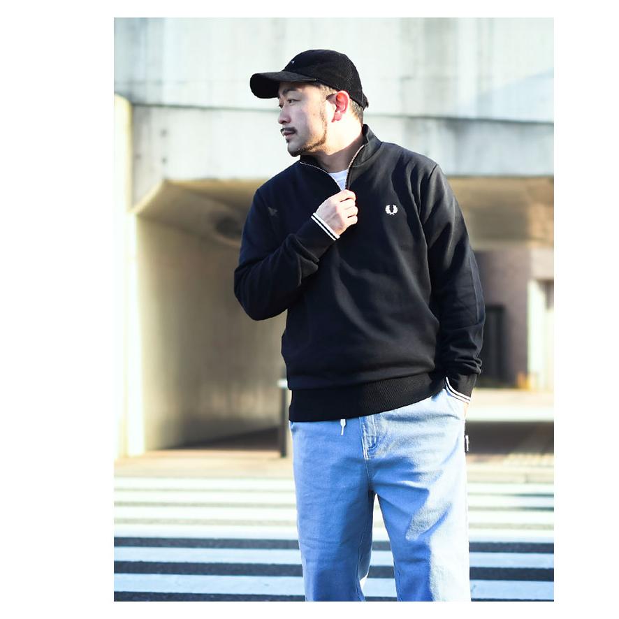 FRED PERRY フレッドペリー トレーナー メンズ ハーフ ジップ FRED PERRY フレッドペリー トレーナー メンズ ハーフ ジップ