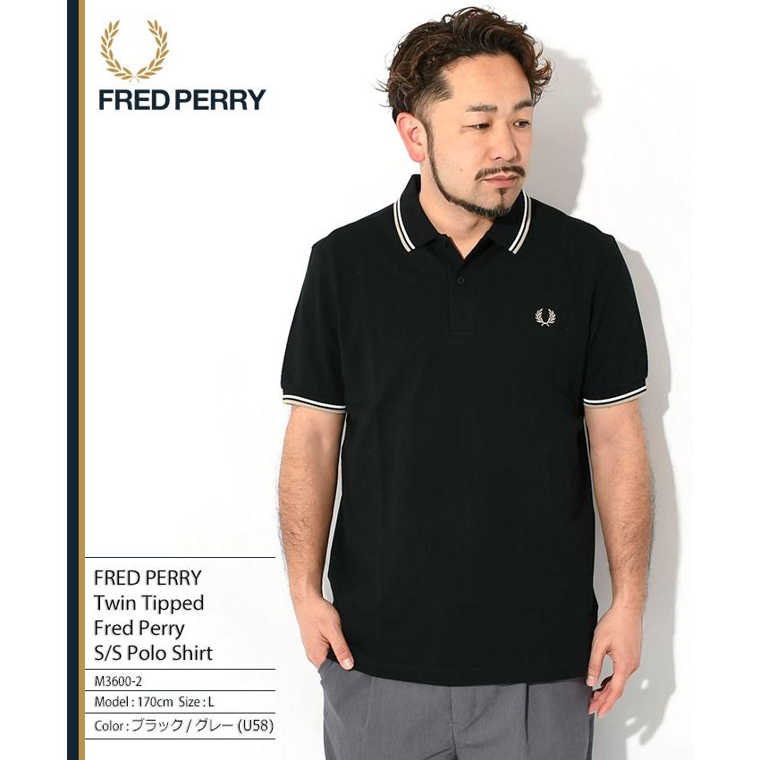 FRED PERRY フレッドペリー ポロシャツ 半袖 メンズ ツイン FRED PERRY フレッドペリー ポロシャツ 半袖 メンズ ツイン