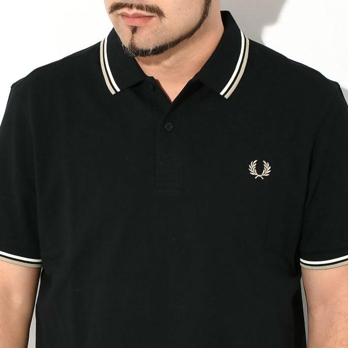 FRED PERRY フレッドペリー ポロシャツ 半袖 メンズ ツイン FRED PERRY フレッドペリー ポロシャツ 半袖 メンズ ツイン