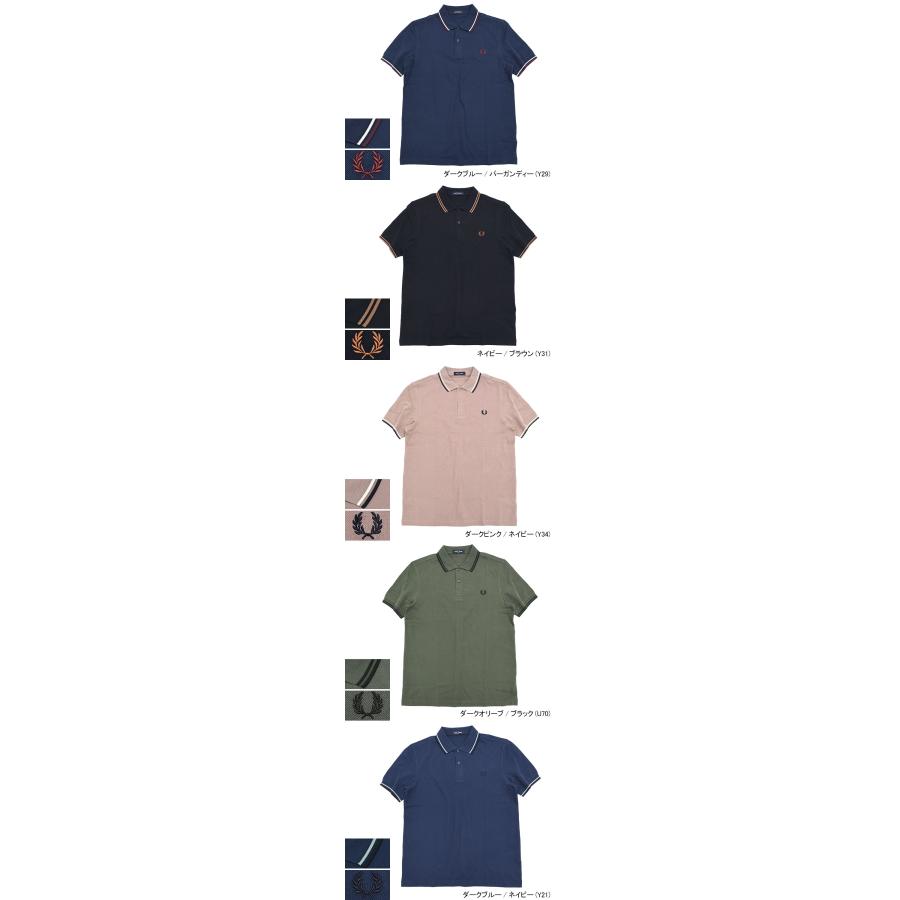 FRED PERRY（フレッドペリー） ポロシャツ 半袖 メンズ ツイン