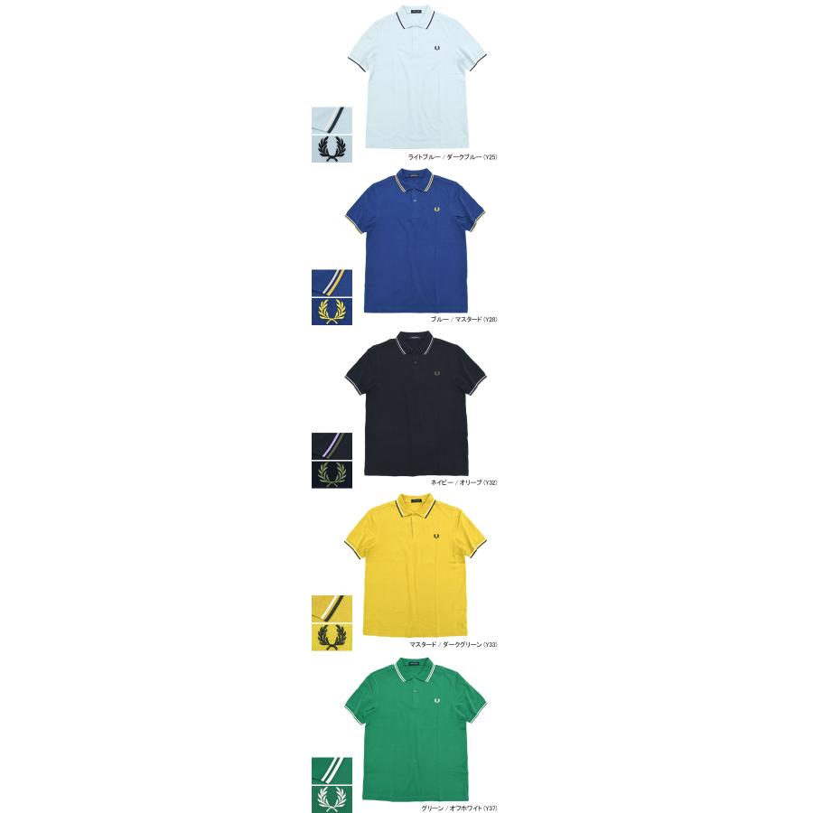 FRED PERRY（フレッドペリー） ポロシャツ 半袖 メンズ ツイン