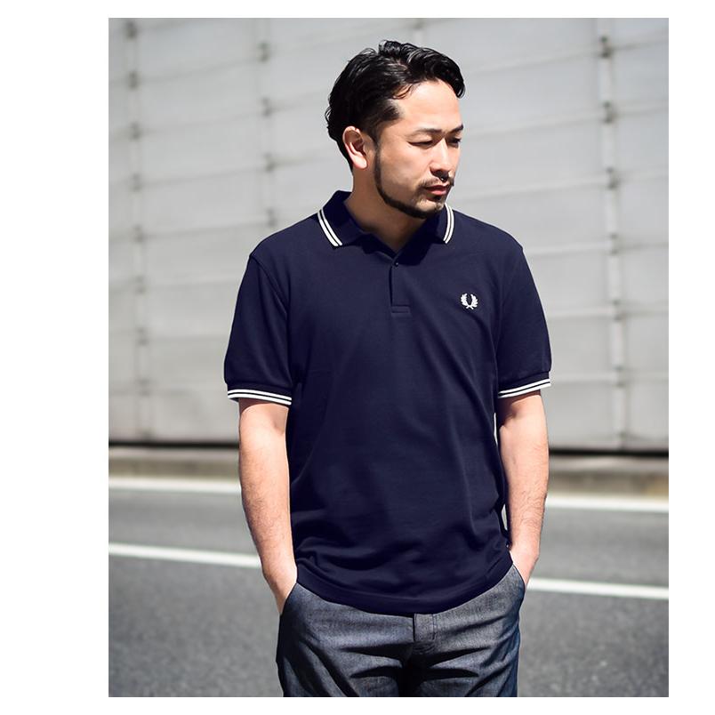 フレッドペリー ポロシャツ 半袖 FRED PERRY メンズ ツイン ティップド フレッドペリー ( M3600 Twin Tipped Polo 鹿の子 ポロ )｜icefield｜29