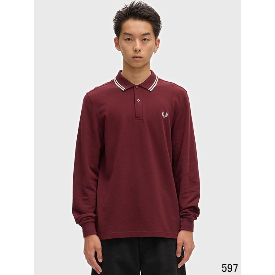 FRED PERRY（フレッドペリー） ポロシャツ 長袖 メンズ M3636 ツイン