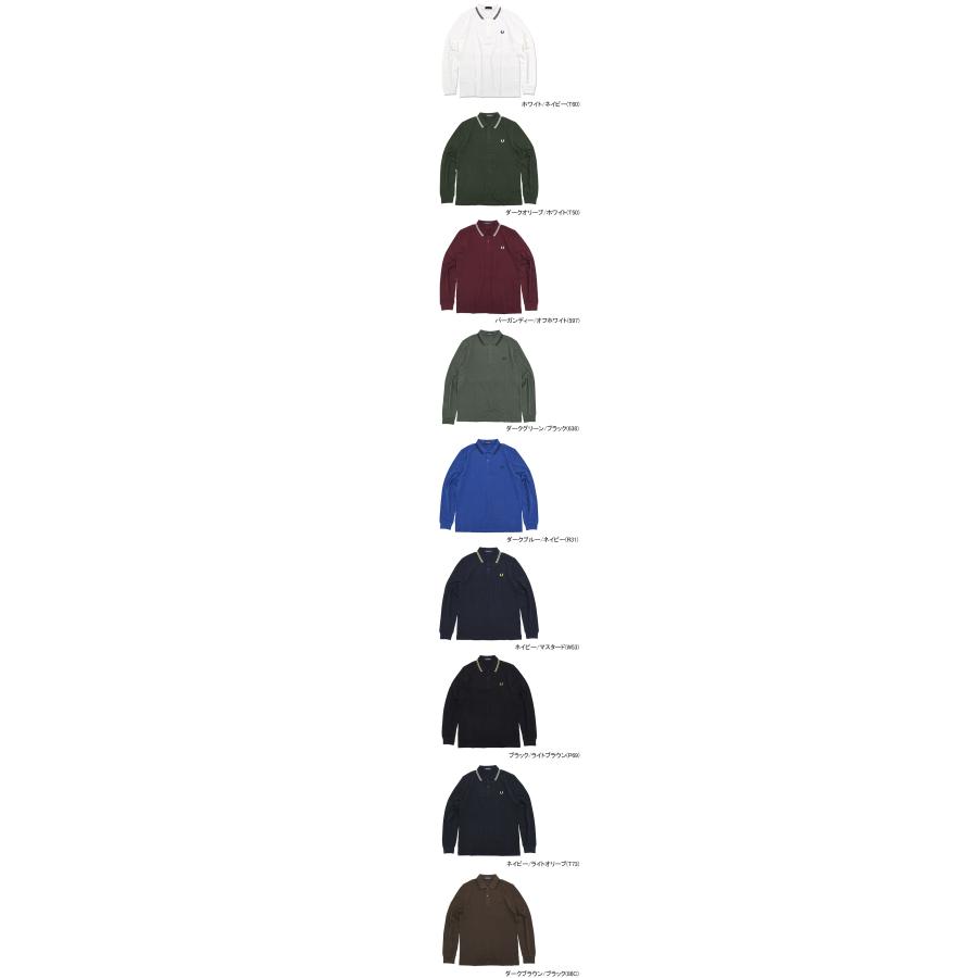 FRED PERRY（フレッドペリー） ポロシャツ 長袖 メンズ M3636 ツイン