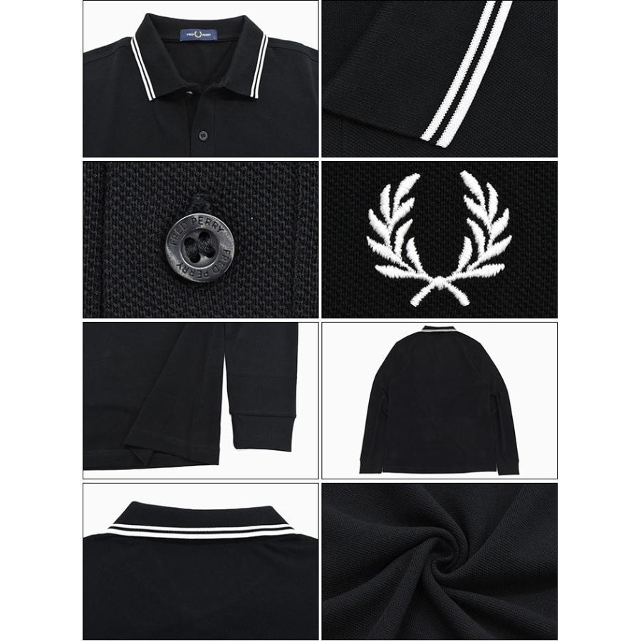 FRED PERRY（フレッドペリー） ポロシャツ 長袖 メンズ M3636 ツイン