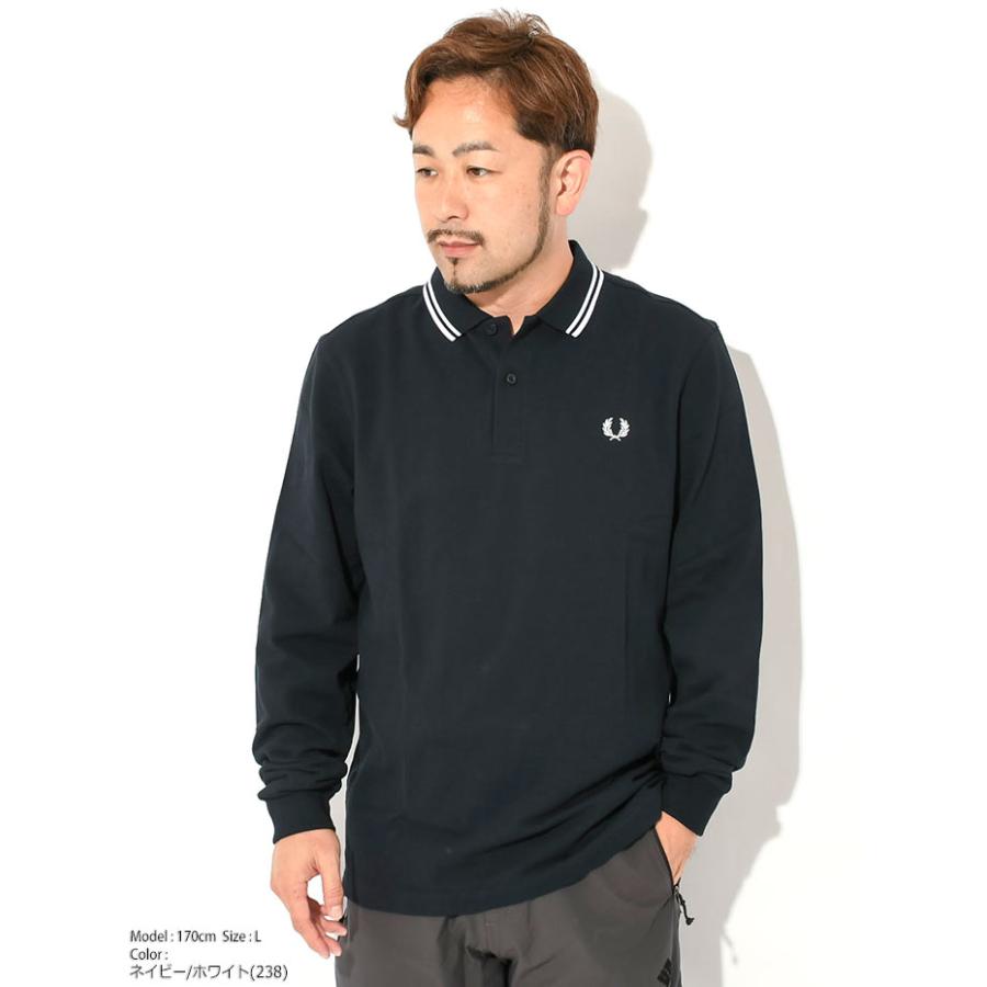 FRED PERRY フレッドペリー ポロシャツ 長袖 メンズ M3636 FRED PERRY フレッドペリー ポロシャツ 長袖 メンズ M3636
