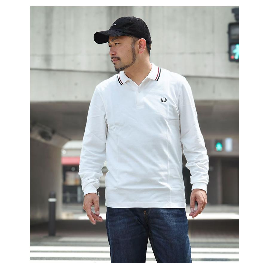 FRED PERRY（フレッドペリー） ポロシャツ 長袖 メンズ M3636 ツイン