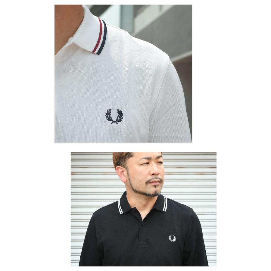 FRED PERRY（フレッドペリー） ポロシャツ 長袖 メンズ M3636 ツイン
