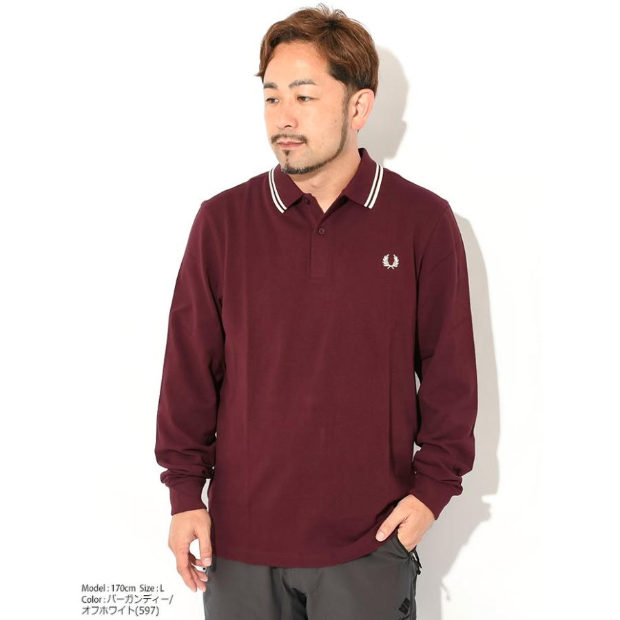 FRED PERRY フレッドペリー ポロシャツ 長袖 メンズ M3636 FRED PERRY フレッドペリー ポロシャツ 長袖 メンズ M3636