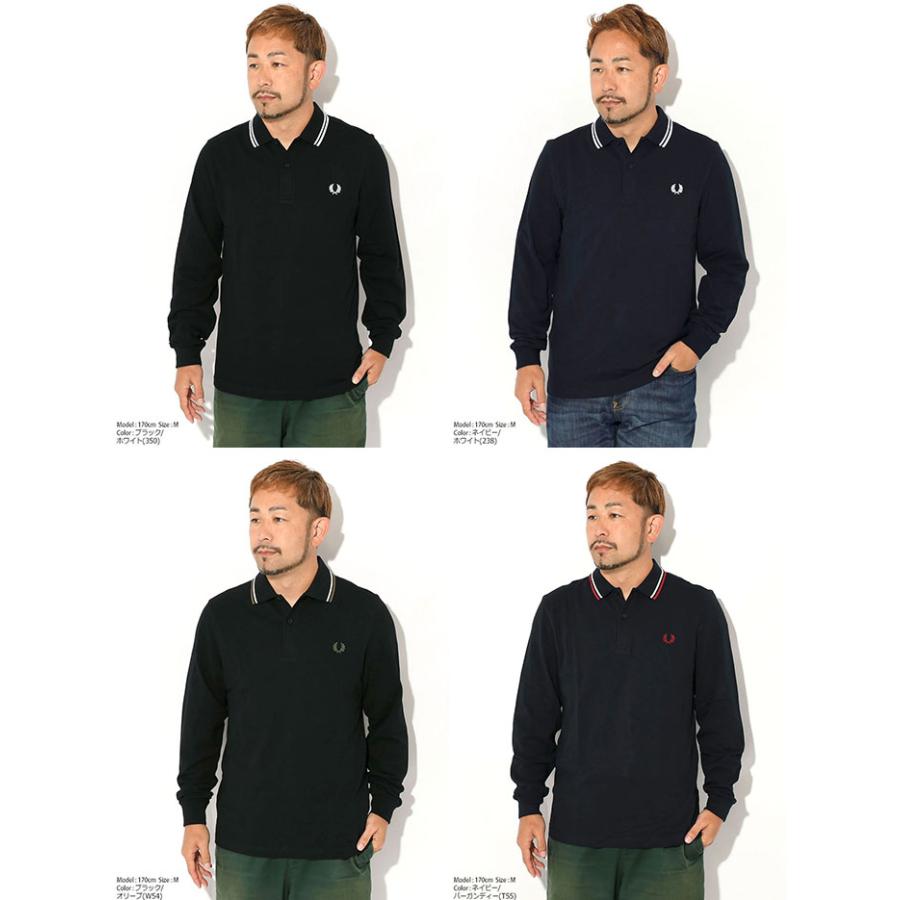 FRED PERRY（フレッドペリー） ポロシャツ 長袖 メンズ M3636 ツイン