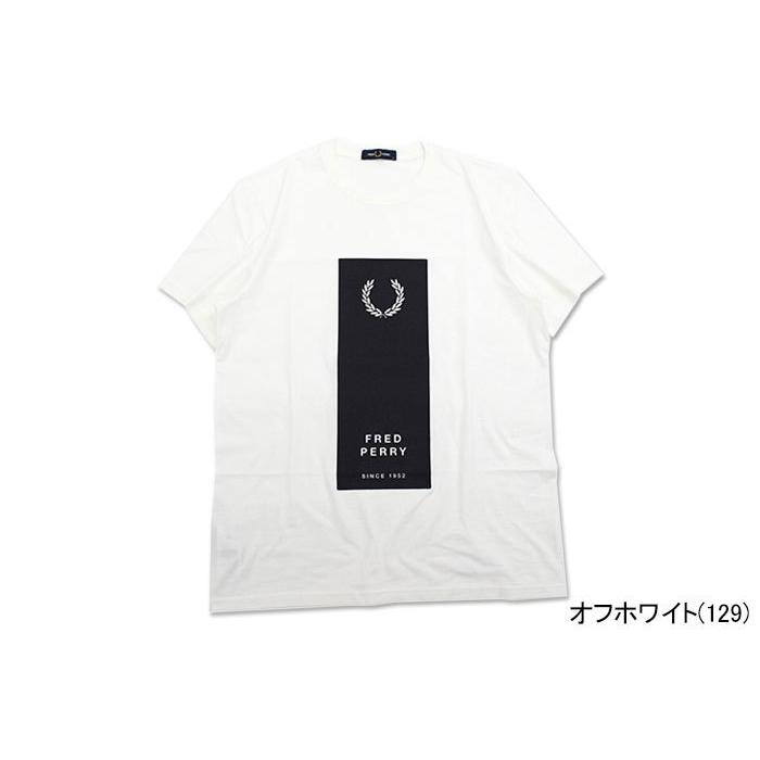 フレッドペリー Fred Perry メンズ Tシャツ トップス Block Print T-Shirt In White ホワイト  9BYSYfUaCj, トップス - centralcampo.com.br