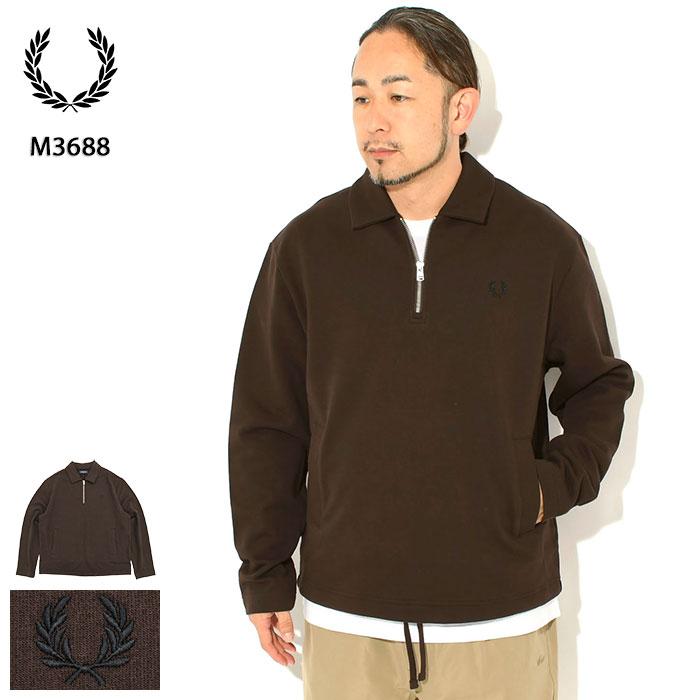 FRED PERRY（フレッドペリー） トレーナー メンズ ハーフ ジップ