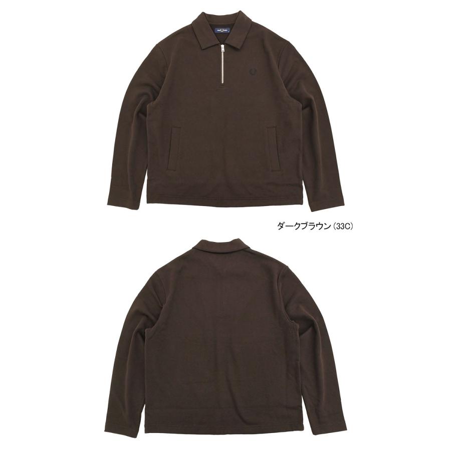 FRED PERRY（フレッドペリー） トレーナー メンズ ハーフ ジップ