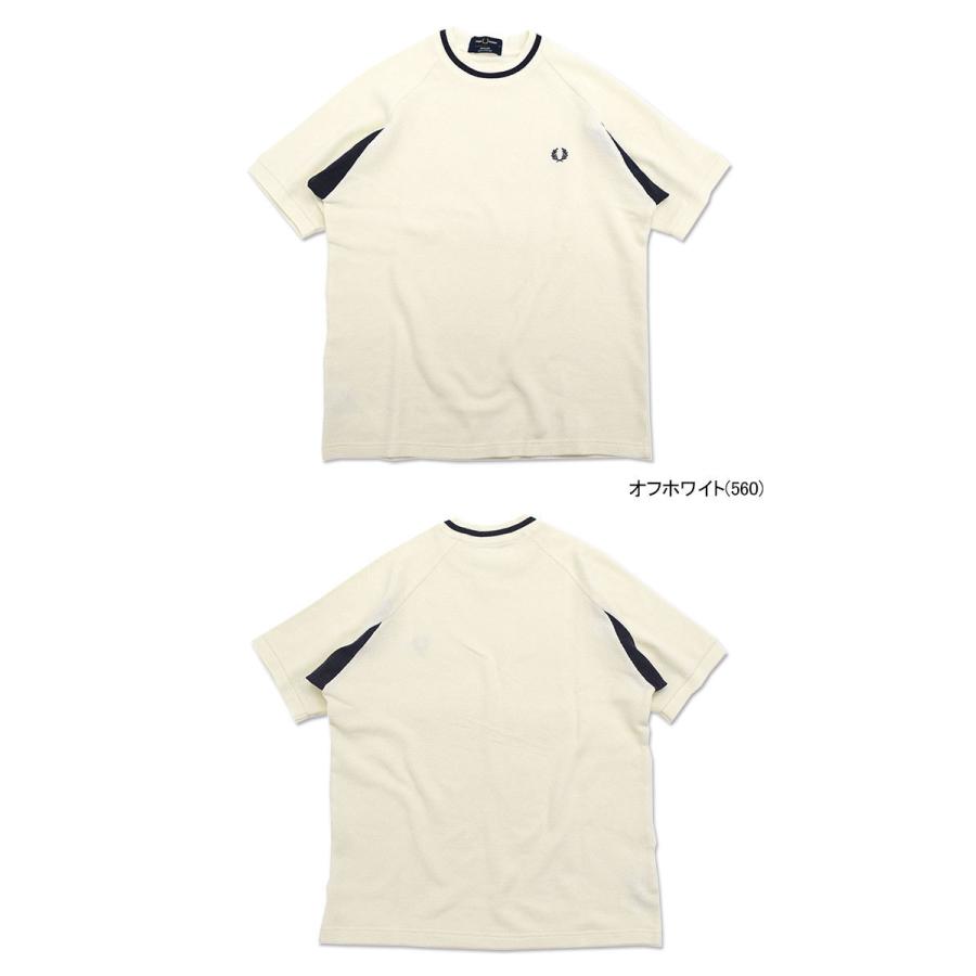 FRED PERRY（フレッドペリー） カットソー 半袖 メンズ メッシュ ピケ