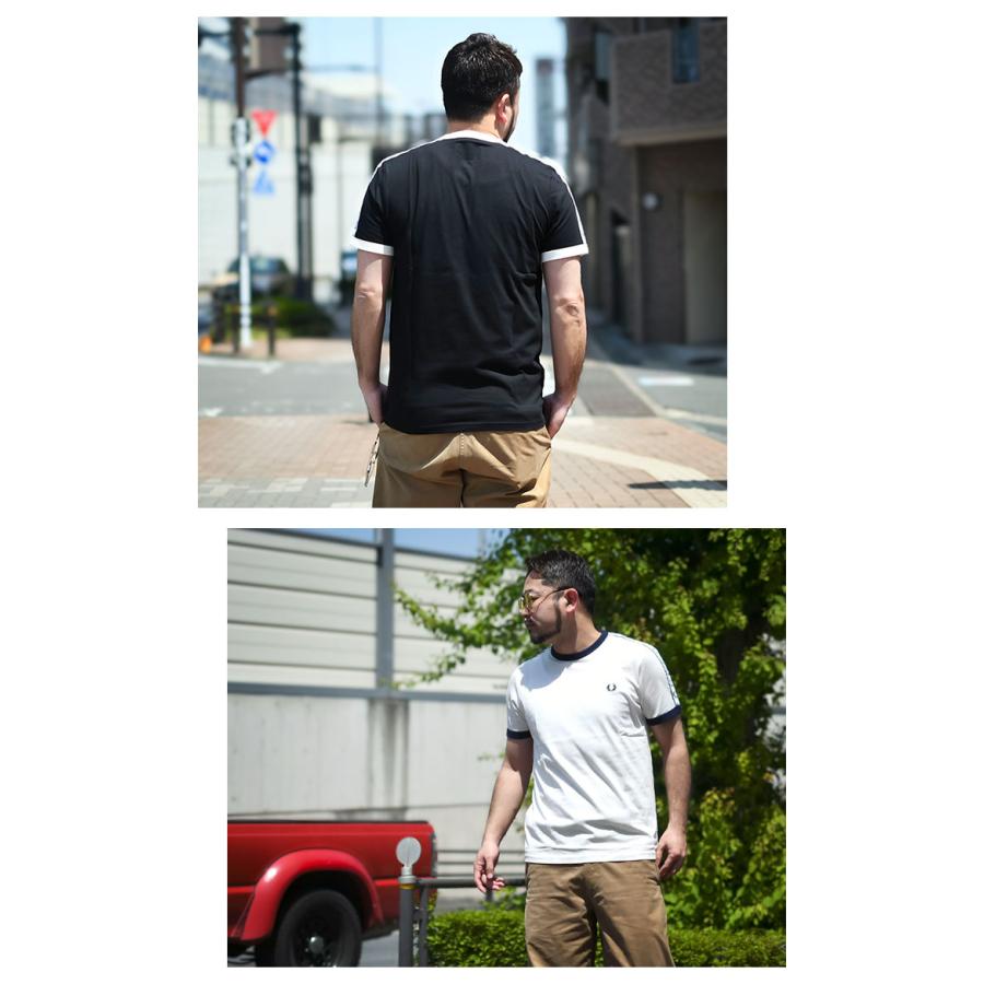 FRED PERRY（フレッドペリー） Tシャツ 半袖 メンズ 26SS テープド