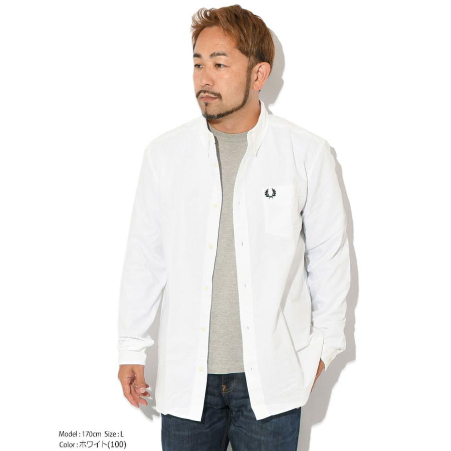 FRED PERRY（フレッドペリー） シャツ 長袖 メンズ オックスフォード