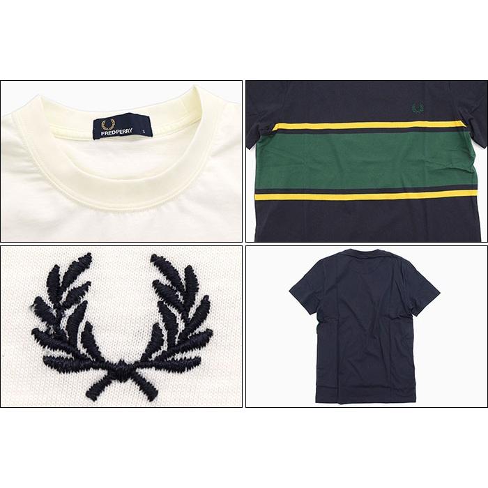 FRED PERRY（フレッドペリー） Tシャツ 半袖 メンズ カラー ブロック