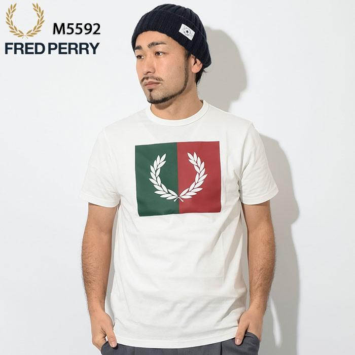 FRED PERRY フレッドペリー Tシャツ 半袖 メンズ スプリット