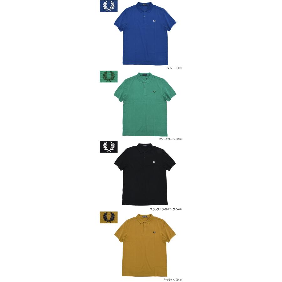 フレッドペリー ポロシャツ 半袖 FRED PERRY メンズ プレーン フレッド ペリー ( M6000 Plain Fred Perry S/S Polo Shirt ピケ 鹿の子 ポロ トップス )｜icefield｜09