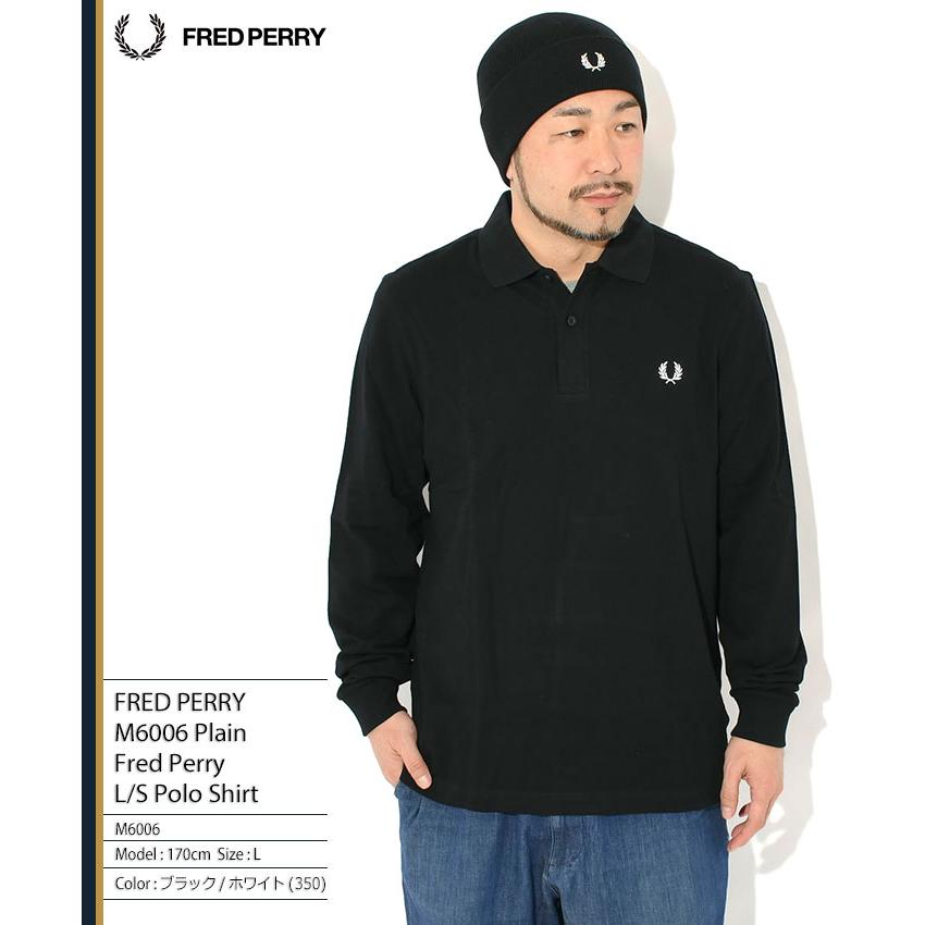 FRED PERRY（フレッドペリー） ポロシャツ 長袖 メンズ M6006 プレーン