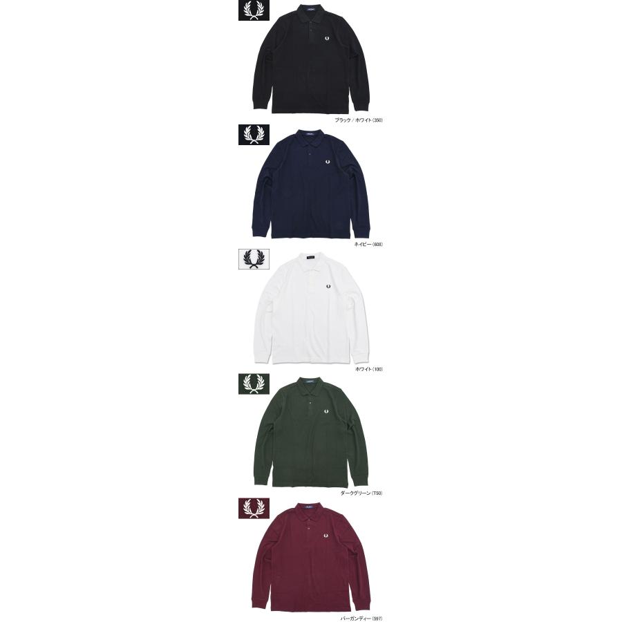FRED PERRY（フレッドペリー） ポロシャツ 長袖 メンズ M6006 プレーン