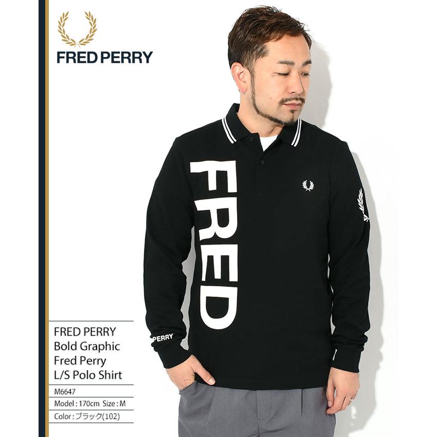 FRED PERRY フレッドペリー ポロシャツ 長袖 メンズ ボールド FRED PERRY フレッドペリー ポロシャツ 長袖 メンズ ボールド