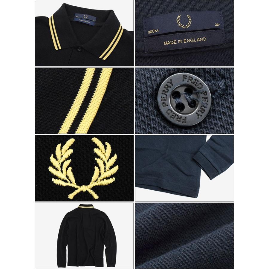 FRED PERRY フレッドペリー ポロシャツ 英国製 長袖 メンズ FRED PERRY フレッドペリー ポロシャツ 英国製 長袖 メンズ