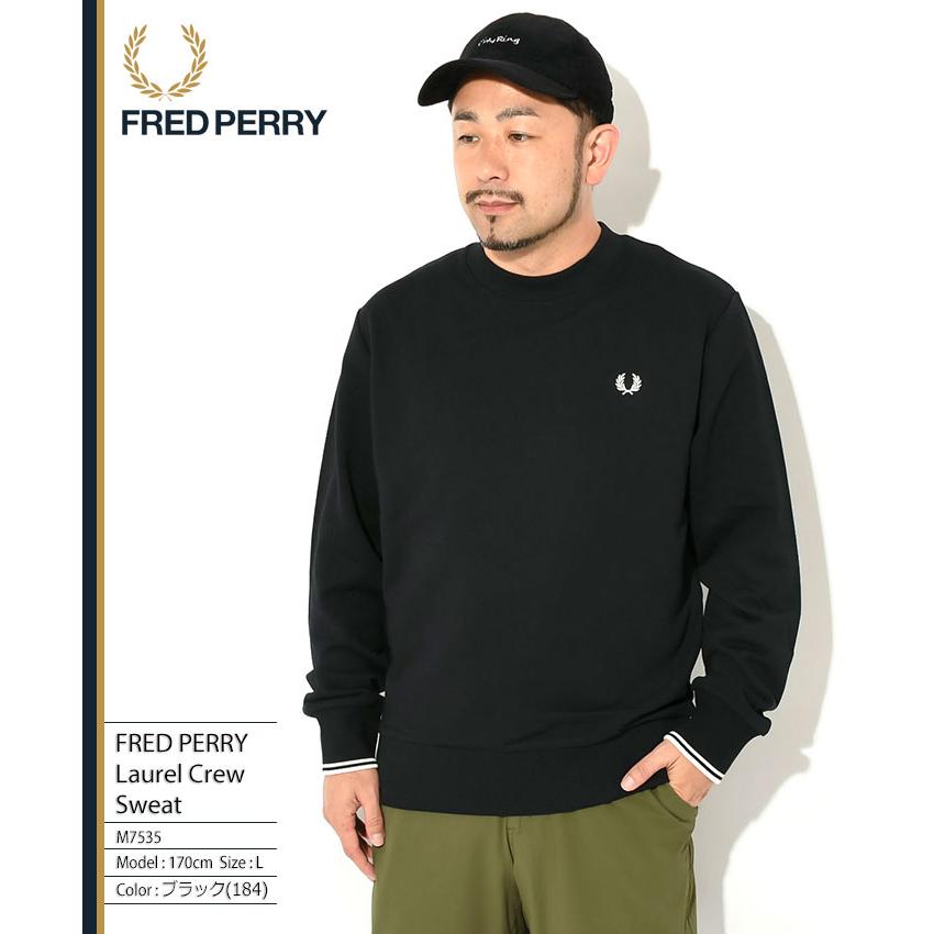 FRED PERRY フレッドペリー トレーナー メンズ ローレル クルー FRED PERRY フレッドペリー トレーナー メンズ ローレル クルー