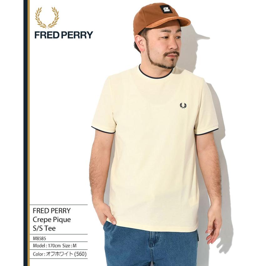 【FRED PERRY】バッジ ピケ Tシャツ ※送関込 FRED PERRY tシャツ Sleeveless Pique T-Shirt／ノースリーブ