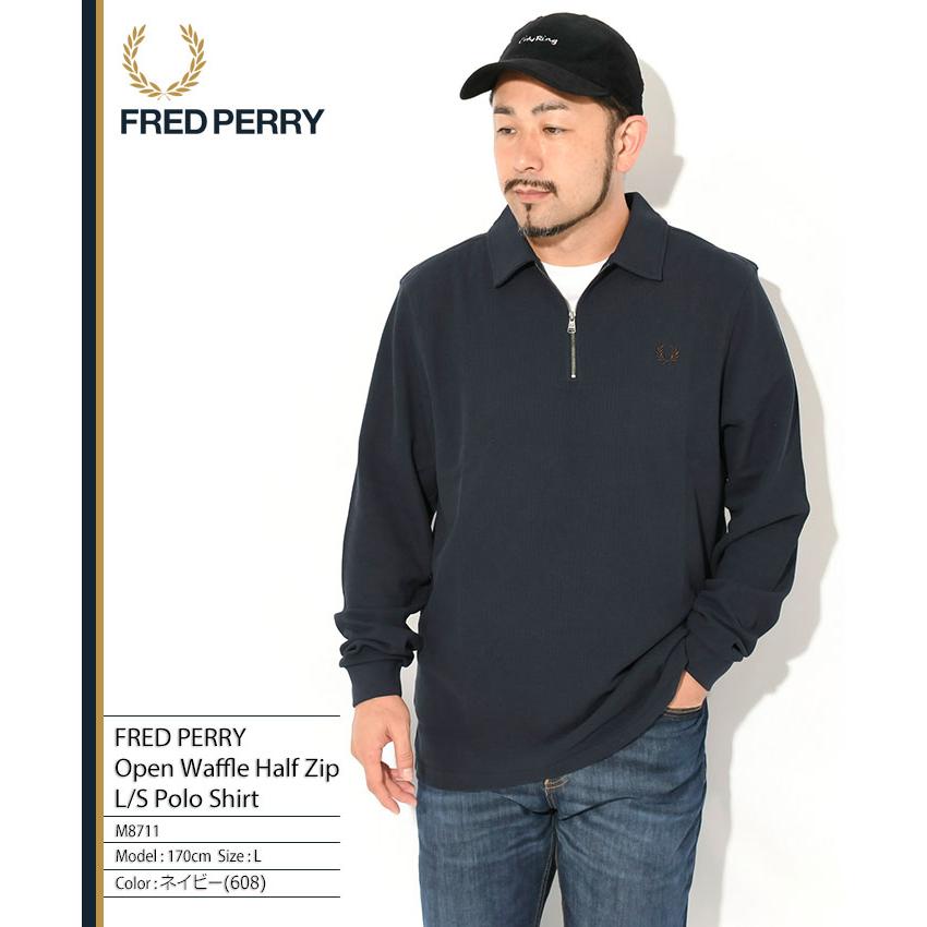 FRED PERRY フレッドペリー ポロシャツ 長袖 メンズ オープン FRED PERRY フレッドペリー ポロシャツ 長袖 メンズ オープン
