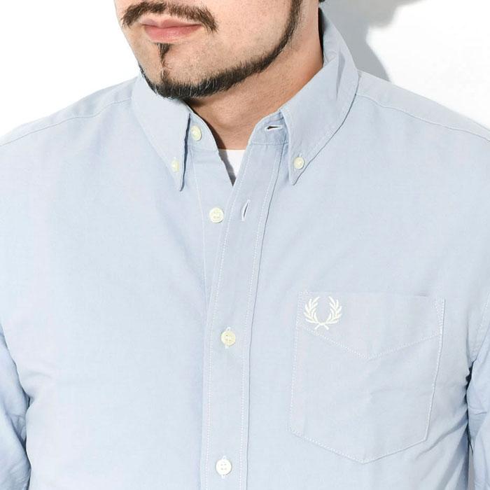 フレッドペリー シャツ 半袖 FRED PERRY メンズ オックスフォード ( M8730 Oxford S/S Shirt ボタンダウンシャツ トップス )の画像