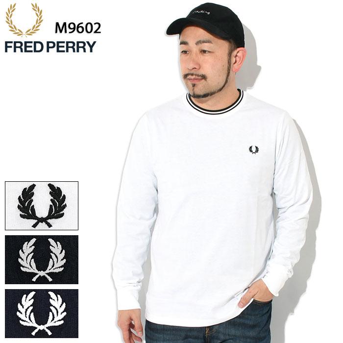 FRED PERRY フレッドペリー ロンT Tシャツ 長袖 メンズ ツイン FRED PERRY フレッドペリー ロンT Tシャツ 長袖 メンズ ツイン